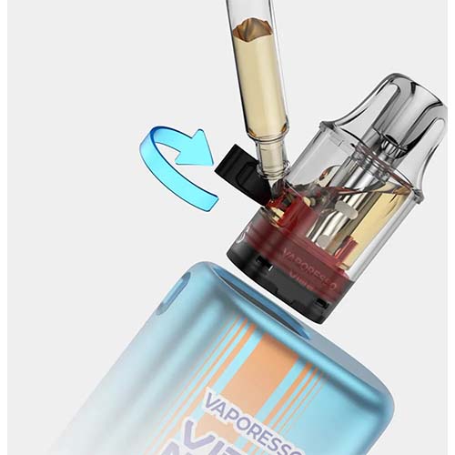 Påfyllning av Vaporesso Vibe Nano PRO